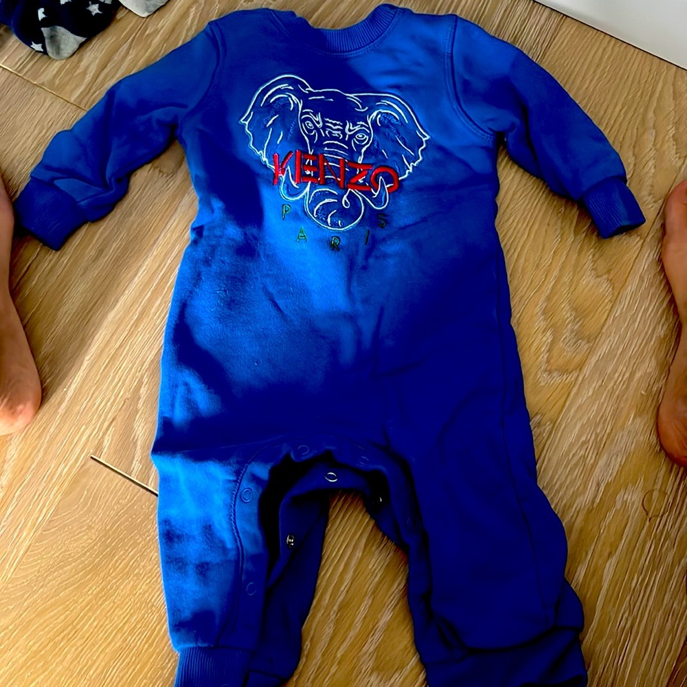 Kenzo bright blue one piece